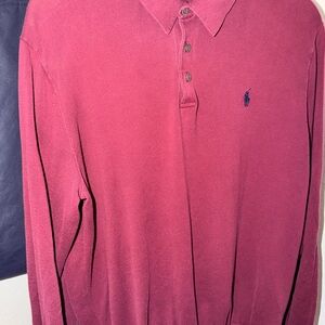 Ralph Lauren Men's Polo Shirt in Rich Burgundy